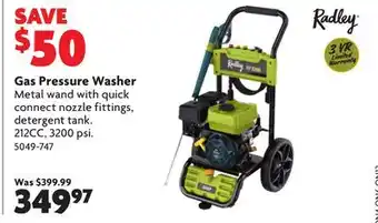 Home Hardware Gas Pressure Washer offer