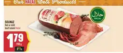 Marché Adonis SOLMAZ Hot or mild beef salami offer