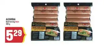 Marché Adonis ALZAHRAA Beef hot-dog offer