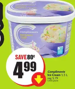 FreshCo Compliments Ice Cream 1.5 l offer