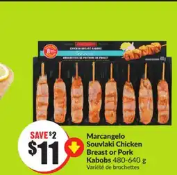 FreshCo Marcangelo Souvlaki Chicken Breast 480-640 g offer