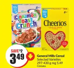 FreshCo General Mills Cereal 297-430 g offer