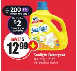 FreshCo Sunlight Detergent offer