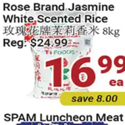 Rose Brand Jasmine White Scented Rice