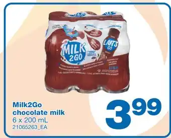 Wholesale Club CHOCOLATE MILK, 6 x 200 mL offer