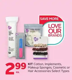 Rexall KIT Cotton, Implements, Makeup Sponges, Cosmetic or Hair Accessories offer