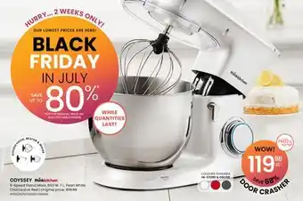 Stokes ODYSSEY 6-Speed Stand Mixer offer