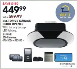 RONA CHAMBERLAIN BELT-DRIVE GARAGE DOOR OPENER offer