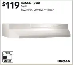 RONA RANGE HOOD offer