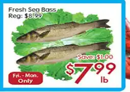 Sunny Food Mart fresh sea bass offer