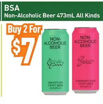 Healthy Planet BSA Non-Alcoholic Beer offer