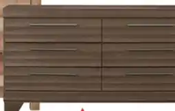 The Brick Olivia Bedroom 6-Drawer Dresser, 61.3W x 32.8H, Made in Canada - Grey offer