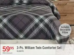 The Brick William 3-Piece Twin Comforter Set offer