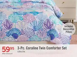 The Brick Coraline 3-Piece Twin Comforter Set offer
