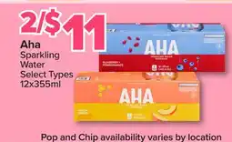 PharmaChoice Aha Sparkling Water offer