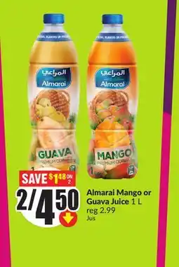 Chalo FreshCo Almarai Mango or Guava Juice 1 L offer