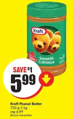 Chalo FreshCo Kraft Peanut Butter 750 g-1 kg offer