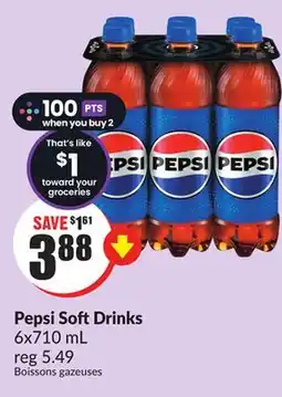 Chalo FreshCo Pepsi Soft Drinks 6x710 mL offer