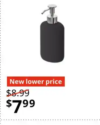 IKEA EKOLN Soap dispenser, dark gray offer