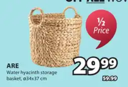JYSK ARE Water hyacinth storage basket offer