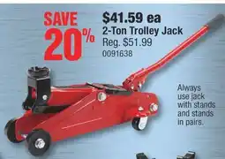 PartSource 2-Ton Trolley Jack offer