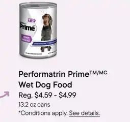 Petvalu Performatrin Prime Dry Dog Food offer