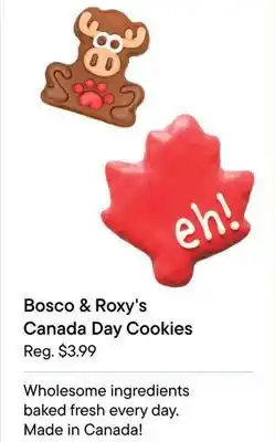 Bosco & Roxy's
Canada Day Cookies