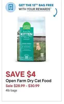 Petvalu Open Farm Dry Cat Food offer