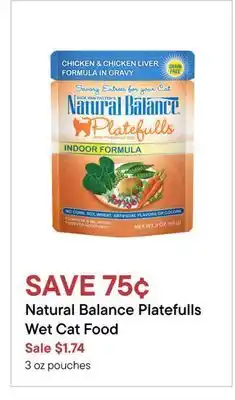 Petvalu Natural Balance Platefulls Wet Cat Food offer