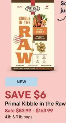 Petvalu Primal Kibble in the Raw offer