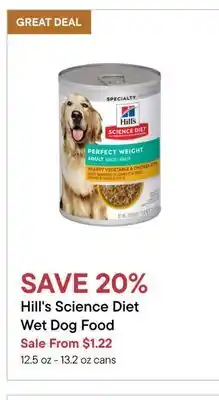 Petvalu Hill's Science Diet  Wet Dog Food offer