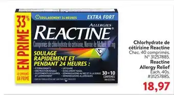 Walmart Reactine Allergy Relief offer