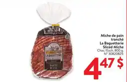 Walmart La Baguetterie Sliced Miche offer