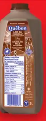Walmart Québon Chocolate Milk offer