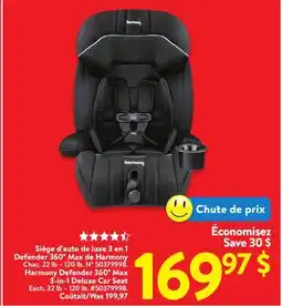 Walmart Harmony Defender 360 Max 3-in-1 Deluxe Car Seat offer