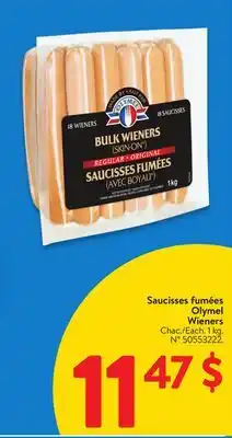 Walmart Olymel Wieners offer