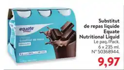 Walmart Equate Nutritional Liquid offer