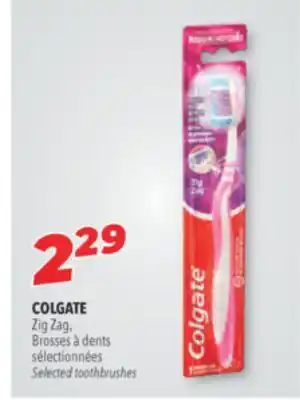 Familiprix COLGATE, Zig Zag, Selected toothbrushes offer