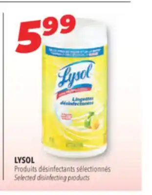 Familiprix LYSOL, Selected disinfecting products offer
