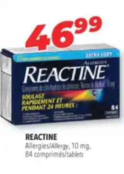 Familiprix REACTINE, Allergy, 10 mg, 84 tablets offer