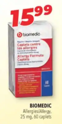 Familiprix BIOMEDIC /Allergy, 25 mg, 60 caplets offer