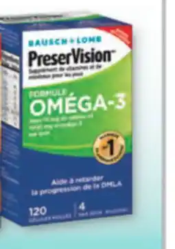 Familiprix BAUSCH + LOMB, Selected eye vitamin and mineral supplements, 120 capsules offer