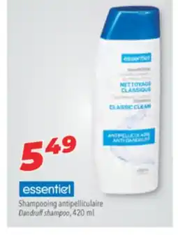Familiprix essentiel Shampooing antipelliculaire Dandruff shampoo, 420 ml offer