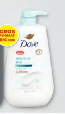 Familiprix DOVE, Body wash, 905 ml or DOVE MEN CARE, Body and face wash, 950 ml offer