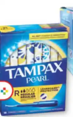 Familiprix Tampax Pearl tampons regular abs 18un offer