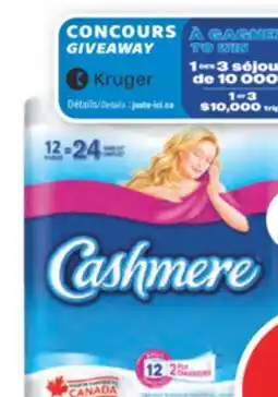 Familiprix CASHMERE, Bathroom tissue, 12 double rolls offer