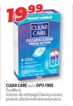 Familiprix CLEAR CARE or OPTI FREE Cleaning solution,selected products offer