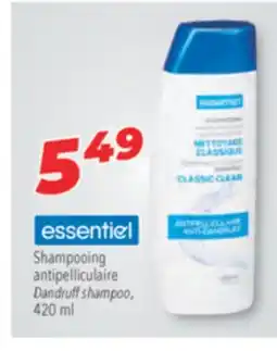 Familiprix ESSENTIEL, Dandruff shampoo, 420 ml offer