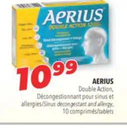 Familiprix AERIUS Sinus decongestant and allergy offer