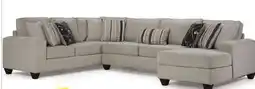 Leon's Sutton 3-Piece Sectional with Right-Facing Chaise - Beige offer